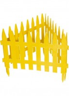 Забор декоративный «классика» 28х300см желтый РОССИЯ