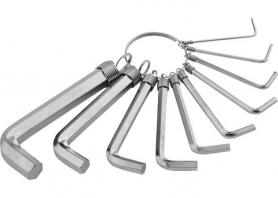 Ключ имбрусовый набор НЕХ 10шт. никель. SPARTA (112685)