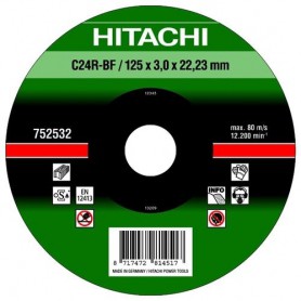 Диск отрезной 125х1,2х22мм Hitachi