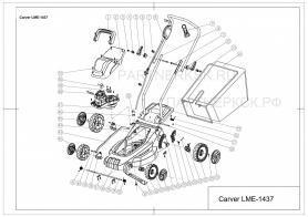 Двигатель в сборе LME-1437 (SF7 114)