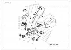 Двигатель в сборе LME-1032 (SF7 113)