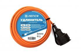 Удлинитель шнур GardenLine ЛЕПСЕ ПВС 2x0,75 6А 10м IP44